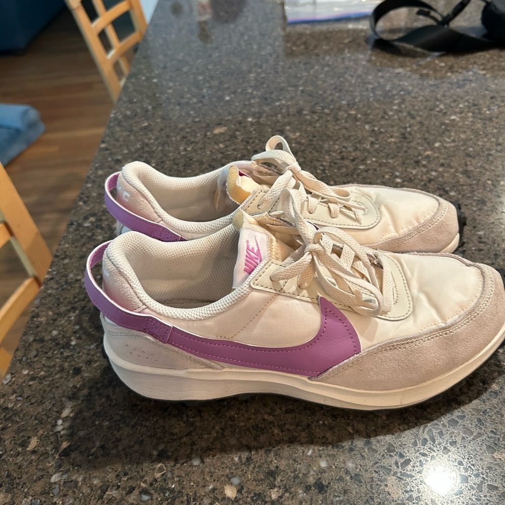 Nike Purple and White Waffle Debut